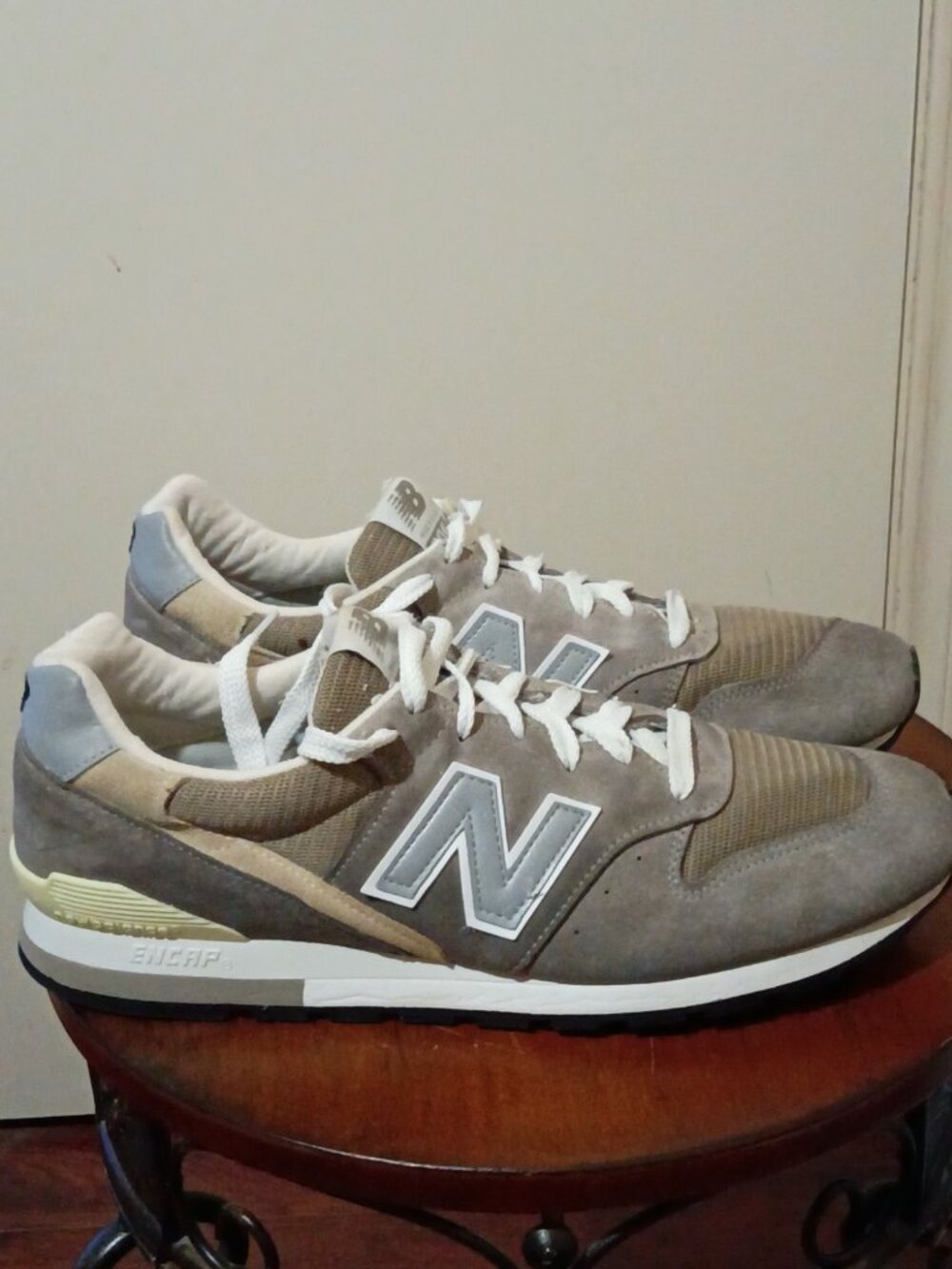 New Balance 996 Neutral Grey Silver Made In USA Sneakers Men’s Size 13 U996GR